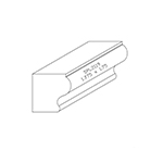 1-3/4" x 1.775" Character Grade Hickory Custom Baseboard - SPL2119