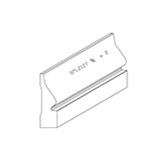5/8" x 2" Character Grade Hickory Custom Baseboard - SPL2127