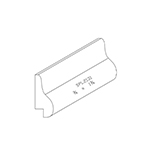 3/4" x 1-3/4" Character Grade White Oak Custom Baseboard - SPL2131