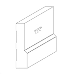 1" x 4" White Oak Custom Baseboard - SPL2138