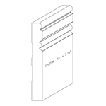 3/4" x 5-1/2" White Oak Custom Baseboard - SPL2192