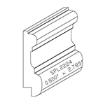 .800" x 2.785" Knotty Eastern White Pine Custom Baseboard - SPL2224