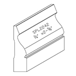 3/4" x 2-5/8" Knotty Eastern White Pine Custom Baseboard - SPL2242