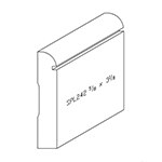 5/8" x 3-1/8" Cherry Custom Baseboard - SPL242