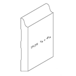 5/8" x 4-9/16" Quarter Sawn White Oak Custom Baseboard - SPL291