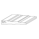 0.720" x 5" F/J Primed Poplar Custom Casing - SPL1001