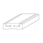 3/4" x 2-1/2" F/J Primed Poplar Custom Casing - SPL1005