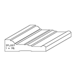 1" x 3-1/2" Natural Alder Custom Casing - SPL1007