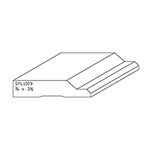 3/4" x 3-1/2" F/J Primed Poplar Custom Casing - SPL1009