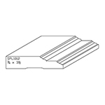 3/4" x 3-1/2" F/J Primed Poplar Custom Casing - SPL1012