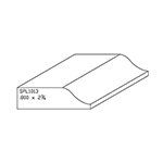 0.800" x 2-3/4" F/J Primed Poplar Custom Casing - SPL1013