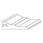 1-1/4" x 4-1/2" Natural Alder Custom Casing - SPL1021