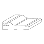 1.220" x 4-1/2" Poplar Custom Casing - SPL1022