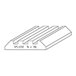 3/4" x 3-1/2" Natural Alder Custom Casing - SPL1032