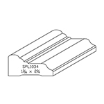 1-1/16" x 2-1/4" Poplar Custom Casing - SPL1034