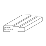 3/4" x 2.475" Poplar Custom Casing - SPL1036