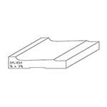 3/4" x 3-3/4" F/J Primed Poplar Custom Casing - SPL1054