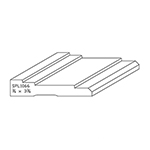 3/4" x 3-3/4" F/J Primed Poplar Custom Casing - SPL1066