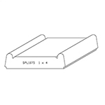 1" x 4" F/J Primed Poplar Custom Casing - SPL1075