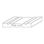 3/4" x 5-1/2" F/J Primed Poplar Custom Casing - SPL1082