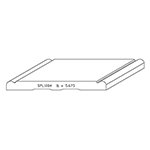 1/2" x 5.675" F/J Primed Poplar Custom Casing - SPL1084