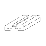 3/4" x 2-1/2" Cherry Custom Casing - SPL1093