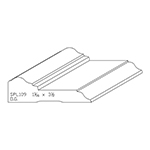 1-1/16" x 3-1/2" Cherry O.G. Casing - SPL109