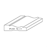 3/4" x 3" F/J Primed Poplar Custom Casing - SPL1110