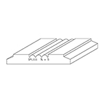 3/4" x 5" F/J Primed Poplar Custom Casing - SPL1111