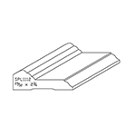 0.906" x 2-3/4" F/J Primed Poplar Custom Casing - SPL1112