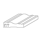 3/4" x 3" Natural Alder Custom Casing - SPL1115