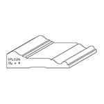 1-1/16" x 4" F/J Primed Poplar Custom Casing - SPL1126