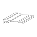 13/16" x 3-1/2" F/J Primed Poplar Custom Casing - SPL1128