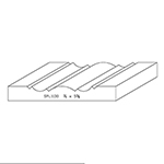 3/4" x 5-5/8" F/J Primed Poplar Custom Casing - SPL1130