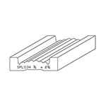 3/4" x 2-3/4" Brazilian Cherry Custom Casing - SPL1134