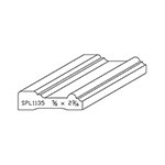 5/8" x 2-3/16" F/J Primed Poplar Custom Casing - SPL1135