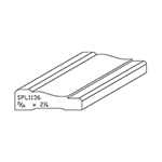 11/16" x 2-1/4" Quarter Sawn White Oak Custom Casing - SPL1136