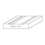 3/4" x 4" F/J Primed Poplar Custom Casing - SPL1139