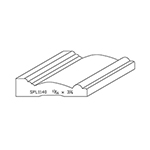 13/16" x 3-1/4" F/J Primed Poplar Custom Casing - SPL1140