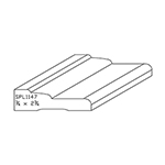 3/4" x 2-3/4" Cherry Custom Casing - SPL1147