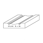 3/4" x 3-1/4" Cherry Custom Casing - SPL1148