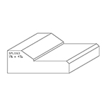 1-5/8" x 4-7/16" Character Grade White Oak Custom Casing - SPL1163