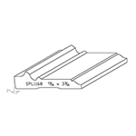 13/16" x 3-3/16" Quarter Sawn White Oak Custom Casing - SPL1168