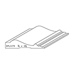 3/4" x 3-1/2" F/J Primed Poplar Custom Casing - SPL1179