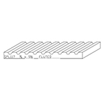 3/4" x 9-1/2" Ash Fluted Casing - SPL117