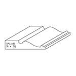 3/4" x 3-1/2" Natural Alder Custom Casing - SPL1181