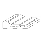 1-1/16" x 4" Character Grade White Oak Custom Casing - SPL1189