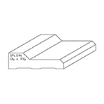 1-1/16" x 3-11/16" White Oak Custom Casing - SPL1196