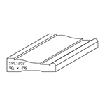 11/16" x 2-1/2" Character Grade White Oak Custom Casing - SPL1202