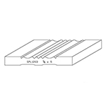 5/8" x 5" Clear Western Red Cedar Custom Casing - SPL1203